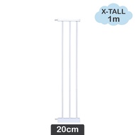 SKIDA EXT20H X-Tall Extension 20cm [White, Height 1m] Baby Safety Gate Extension Connection Type XY0