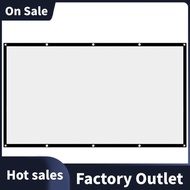 Projector Screen Movie Screen 16:9 Portable Projector Screen Foldable Washable for Theater Home Movi