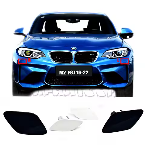 Headlight Washer Cover for 16-22 BMW M series F87 Fit M2 Competition Base 2016 2017 2018 2019 2020 2
