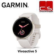 Garmin Vívoactive 5 Health and Fitness GPS Smartwatch with AMOLED Display - Ivory