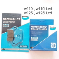 Genuine BENDIX Brake Pads w110i w110i Led w125-i w125i Front Back