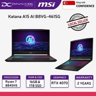 MSI Katana A15 AI B8VG-461SG Gaming Laptop (Ryzen 7 8845HS / RTX 4070)