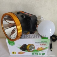 DISKON / Bonus Lampu / Senter Kepala Sunpro SL-8809 Putih 15 Watt Headlamp LED Charger / Original