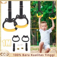 1 Pair Gym Ring Pull Up Kids Gym Ring Kids Pull Up Bar Gymnastic Ring Stretching Rope Fitness