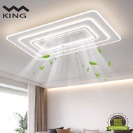 KING Bladeless Ceiling Fan LED Ceiling Light Mijia Smart Anti-Flash Frequency DC Ceiling Fan Air Purifier