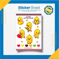 Cute Duck Sticker Cute Little Duck Sticker Sheet [CS-001]