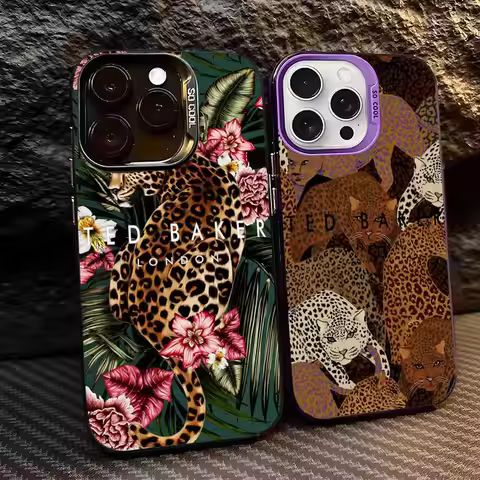 Flower T-Ted Baker HOT Phone Case For IPhone 17 16 15 14 13 Pro 12 11 Pro Max PLUS Color Back Cover