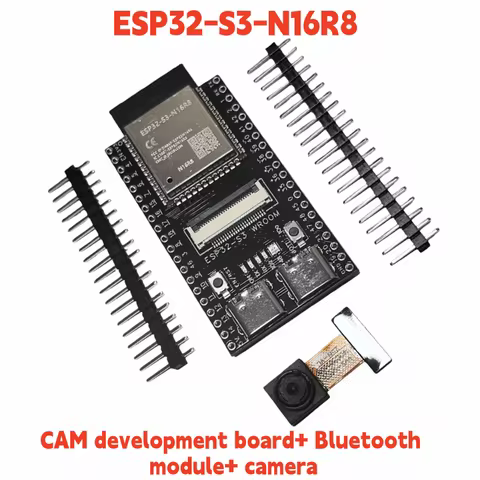 ESP32-S3 WROOM N16R8 CAM Development Board WiFi+Bluetooth Module OV2640/5640 Camera