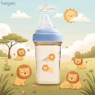 Hegen PPSU milk bottle with Lion pattern, limited edition, safe for babies, capacity 150ml -330ml He