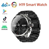 H19 Smart Watch 4G 10 System GPS WIFI SIM Card 1.95'' Large AMOLED Screen Rotating camera recognitio