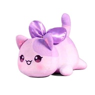 【Icc toy】Aphmau Memandu Cat Plush ของเล่น Soft Meemeow ตุ๊กตา Donut Plushes Kawaii ภาษาฝรั่งเศสทอด C