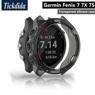 TPU Case for Garmin Fenix 7 Fenix 7X 7S Fenix 6 6S Fenix 6X Fenix 5 5X 5S Plus Soft Silicone Transpa