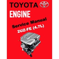 TOYOTA ENGINE 2UZ-FE (4.7L) SERVICE REPAIR WORKSHOP MANUAL