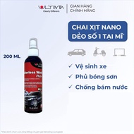 Chai xịt vệ sinh kính xe ô tô Ultima công nghệ nano dẻo chống bám nước phủ bóng cho xe dung tích 650