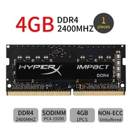 For 4GB DDR4 PC4-19200 1Rx8 2400Mhz 1.2V 260Pin SO-DIMM Laptop RAM For HyperX Impact