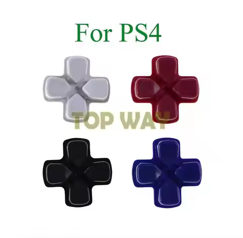 100sets D-pad Move Action Dpad Key ABXY X Button Set Repair Part Replacement for Sony Playstation 4 