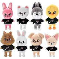 zingking SKZ Peluche Plush Doll, Kartun Anime Comel Peluche, Wolf Chan/Leebit/DWAEKKI/Jiniret/HAN QU