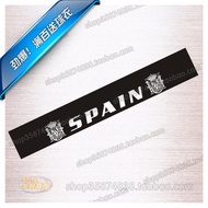 Car Sticker Reflective Car Sticker Spain Team Front Bumper Sticker Rear Bumper Sticker Windshield St