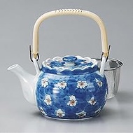 Celadon Komume U, No. 10 Earthenware Bottle (Arita Pottery) 6.5 x 5.3 inches (16.5 x 13.5 cm), 1,800