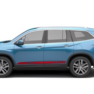 Decal Sticker Vinyl Car Door Side Racing Stripes Kit Sport Edition Graphics Compatible with Honda Pi