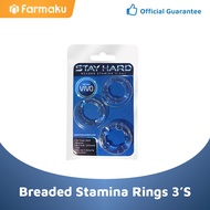 Vivo Stay Hard Beaded Stamina Rings Cincin Stamina Pria 3S