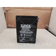 SUNCA Xinjia RB645C Original Portable Emergency Fan Lamp Rechargeable Electric Fan Battery 6V4.5AH