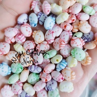 (25 pcs ) manik kapur hello kitty / manik mote kapur kitty / manik kucing catty