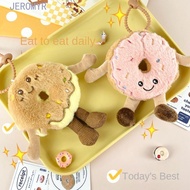 JEROMY5R Simulation Donut Plush Pendant, Soft Plush Donut Plush Key Rings, Creative Doughnut Kawaii 