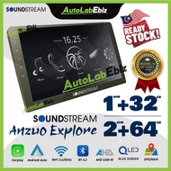 Soundstream QLED Android Player 1+32GB &2 +64GB DSP mp5 quadcore Car android tv 9 inch 10 inch