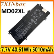 7XINbox 40.61Wh MD02XL 7.7V 5010mAh laptop battery For HP Chromebook X360 12B Series L63999-AC1 HSTN