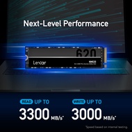 Lexar NM620 PCIe Gen 3x4 NVMe M.2 2280 Solid State Drive SSD 256GB / 512GB / 1TB / 2TB
