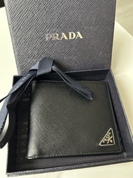 Prada 男款三角Logo 經典銀包