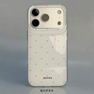 1 ชิ้น เคสโทรศัพท์ลายจุดสีชมพูสำหรับ Phone 17 Pro Max, เข้ากันได้กับ Phone 16 Pro Max, 15 Pro Max, 1