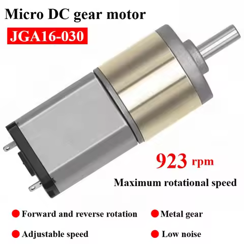 16GA-030 DC 6V 12V Gear Motor DC Motor Electric Gear Motor High Torque 30 60 100 150 200 300 RPM
