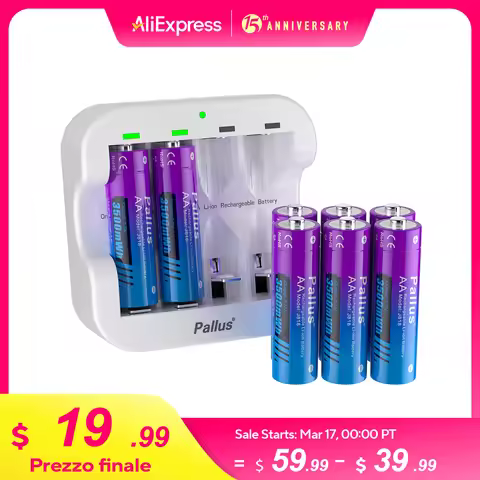 2A Aa 1.5V AA Lithium 3500mWh 1.5v aa Li-ion Rechargeable Battery AA Battereies with LCD Smart Batte