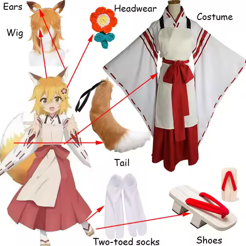Anime The Helpful Fox Senko San Sewayaki Kitsune No Senko-San Cosplay Costume Uniform Halloween Cust