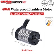 Surpass Hobby Rocket 4068 Waterproof Motor 1700KV 2050KV 2650KV Brushless Motor 5mm Shaft For 1/8 RC