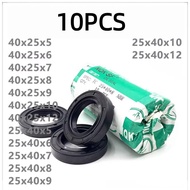 10PCS 25x40x8 sealing ring 40x25x7 40.25.10 40/25/12 40-25-5 6 9 skeleton oil seal