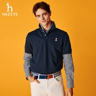 Ready Stock Hazzys New Men's Short-sleeved New Polo Top 918