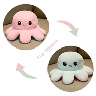 Plush Toy Two-sided Octopus Doll Double-sided Flipping Face Angry Little Octopus Flipping Octopus Do