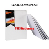 Conda 280g Cotton Canvas Panel For Acrylic Paint Gesso Artist Stretched Canva A5 A4 A3 A2