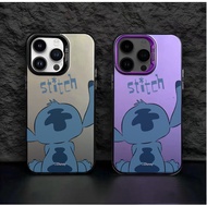 Stitch Csing HP Silver Color Mtte Premium Silver nti Jtuh Hrd Cse For Vivo Y17S V40 Lite Y19S 22s 16