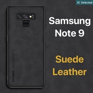 Suede Leather Case Samsung Note 9 Touch Comfortable Anti-fingerprint Shockproof Casing Protect Camera Screen Soft TPU Frame Non-slip hard Samsung galaxy Note 9 4g 5g