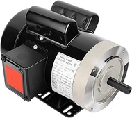 2HP Electric Motor 3450 RPM General Purpose Single Phase Motor 56C Frame 115V/230V 5/8"Shaft Diamete