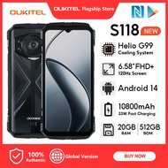 OUKITEL Doogee S118 Android 14 20GB+512GB 120Hz IPS 6.5" FHD+ 10800mAh Handphone 33W fast charing 50