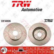 (2pc) Original TRW Disc Brake Rotor Front Alza New Vios NCP93 NCP150 J / E Spec Prius C NHP10 - 255m