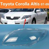 TOYOTA ALTIS โตโยต้าแอลติสไฟหน้า 2007-2010 เลนส์ไฟหน้า ฝาครอบไฟหน้า ไฟหน้ารถยนต์ ไฟหน้าสําหรับ ฝาครอ