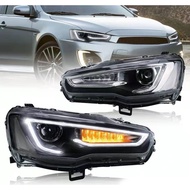VLAND MITSUBISHI LANCER EVO X 2008-UP LED HEADLAMP
