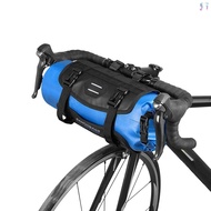 SAHOO Dry Rear MTB Mountain Rack Cycling Bicycle 3 L- 7 L Adjustable Bag Road Waterproof Top with Front Frame Pannier Closure Roll Bike Handlebar Smartphone Double Side