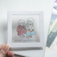 神隱少女 飯團款 透明菲林明信片 幻燈片 電影